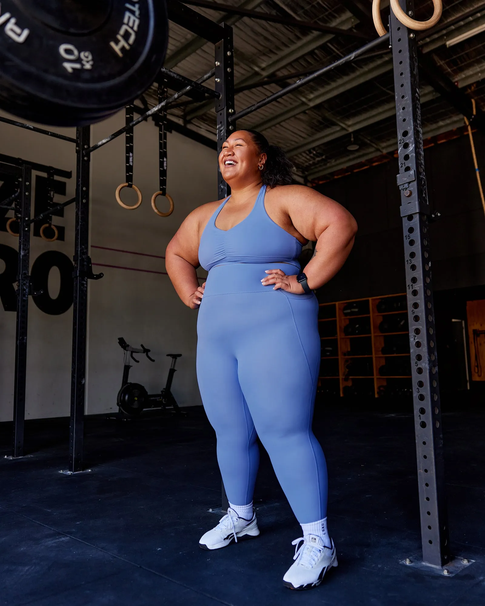 Elixir Ultra High-Rise 7/8 Legging Pockets - Ultramarine sold by LSKD product image thumbnail 3