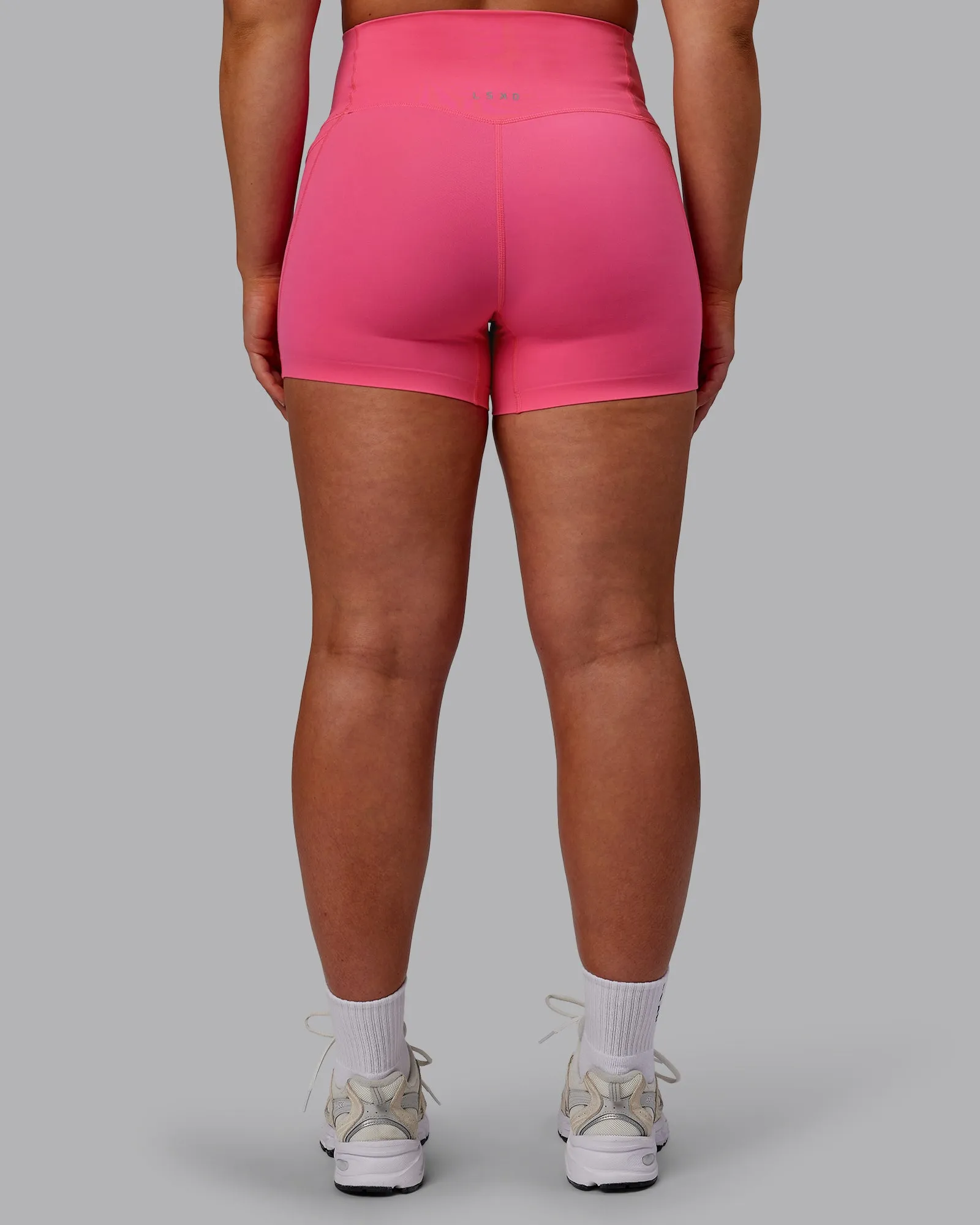 Elixir Ultra High-Rise 4" Short Pockets - Carmine Rose sold by LSKD product image thumbnail 4