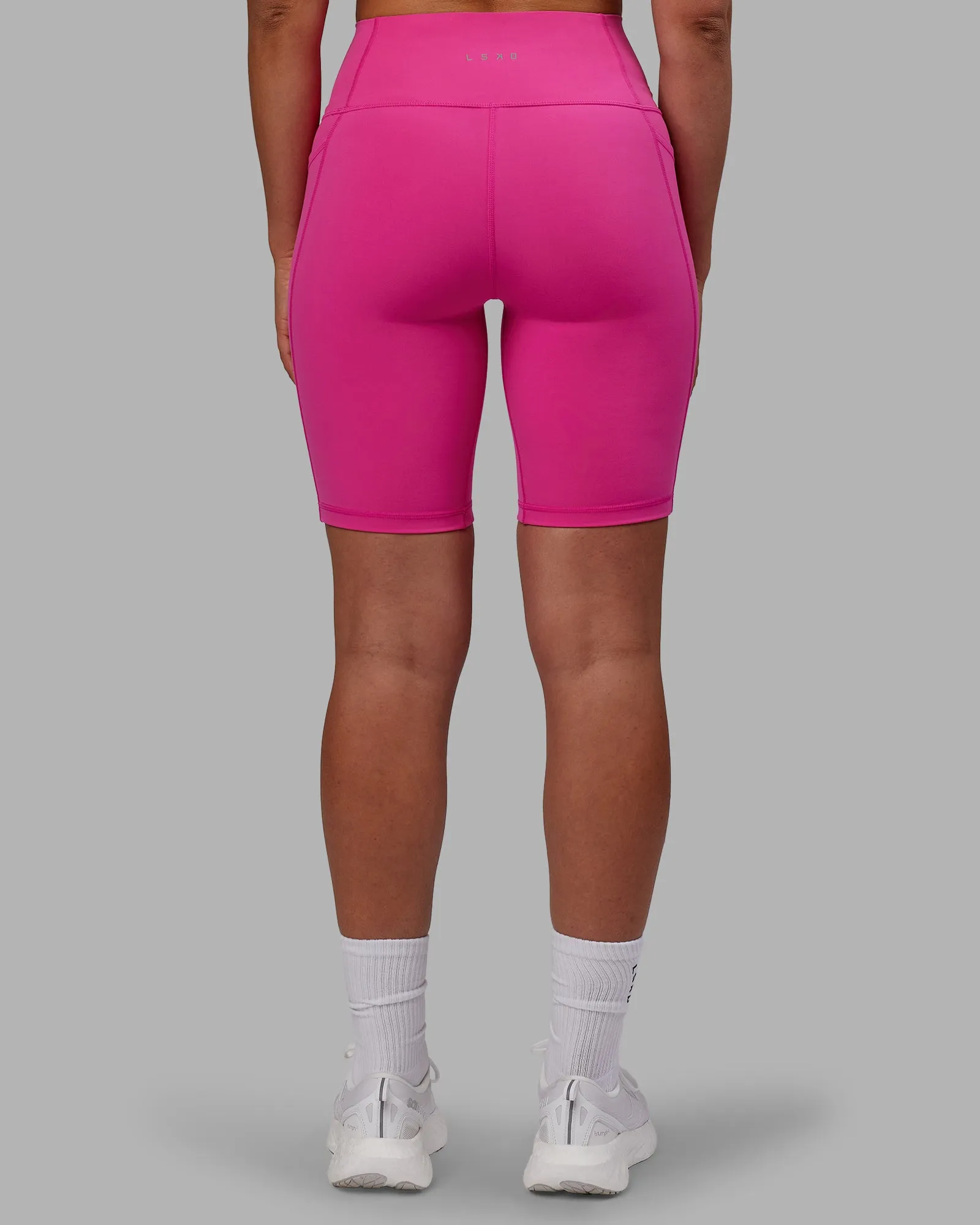 Fusion Ultra High-Rise 9" Short Pockets - Fuchsia Pink sold by LSKD product image thumbnail 3