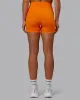 Fusion Ultra High-Rise 4" Short Pockets - Vibrant Orange sold by LSKD