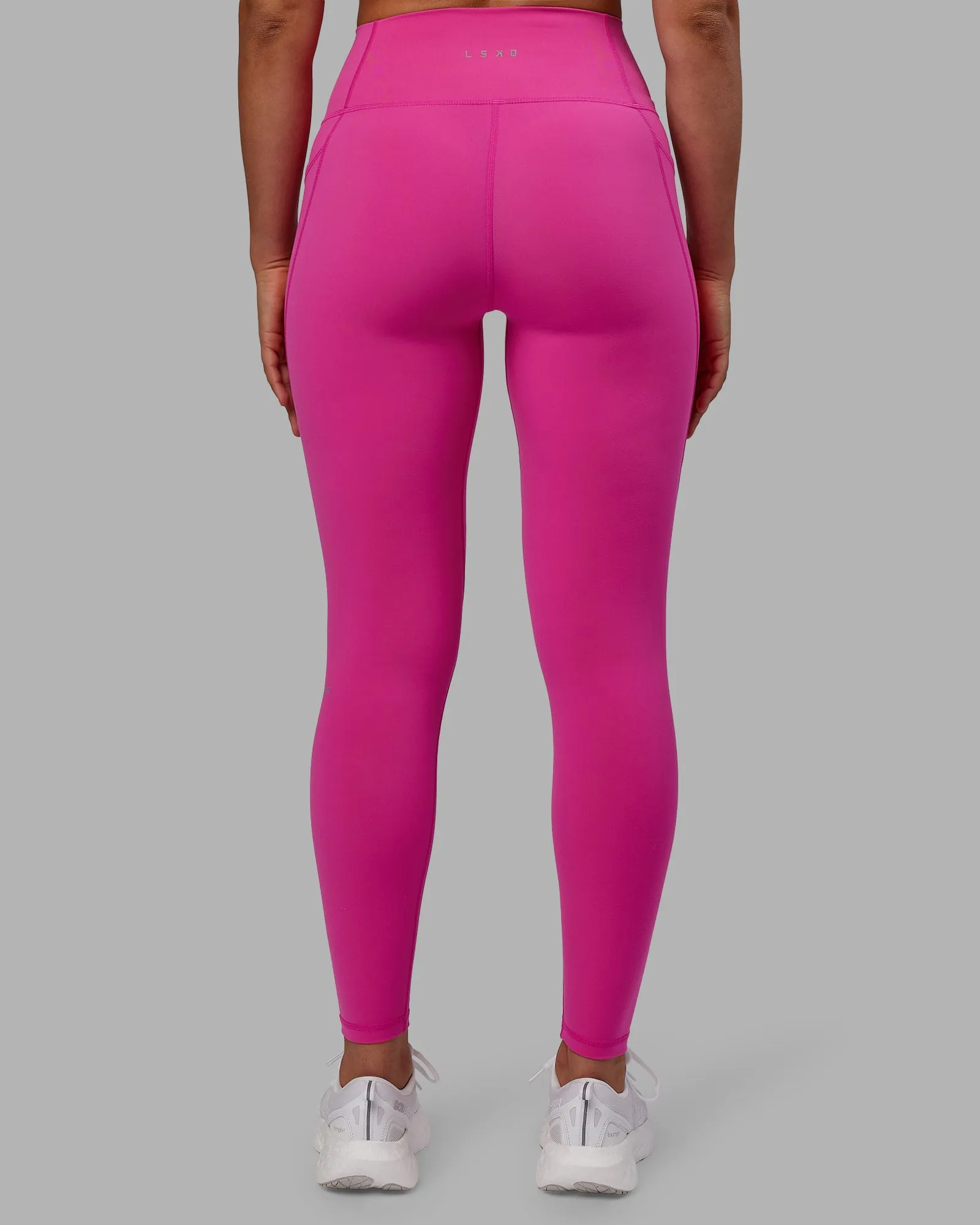 Fusion Ultra High-Rise Full Length Legging Pockets - Fuchsia Pink sold by LSKD product image thumbnail 3