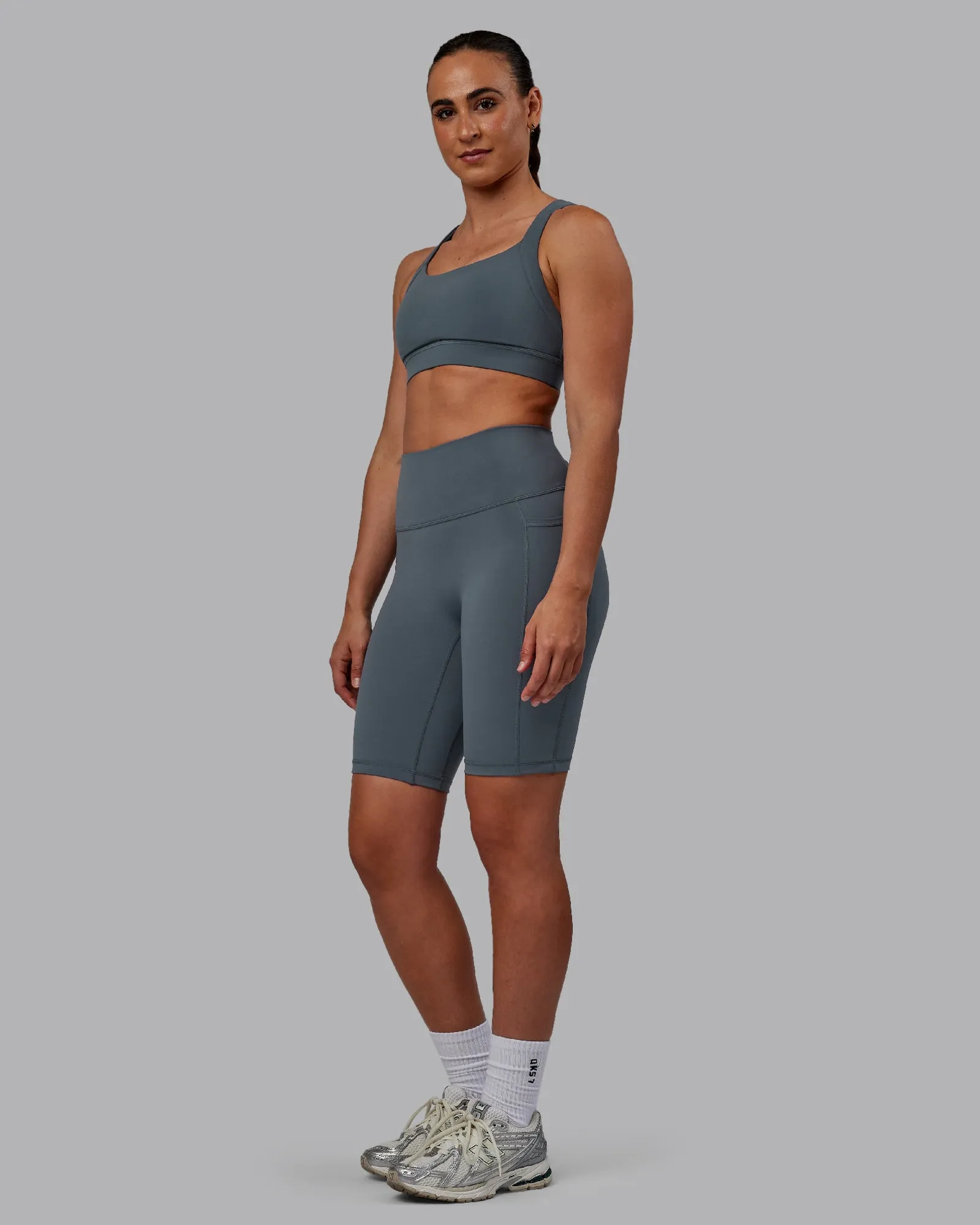 Fusion Ultra High-Rise 9" Short Pockets - Turbulence sold by LSKD product image thumbnail 5