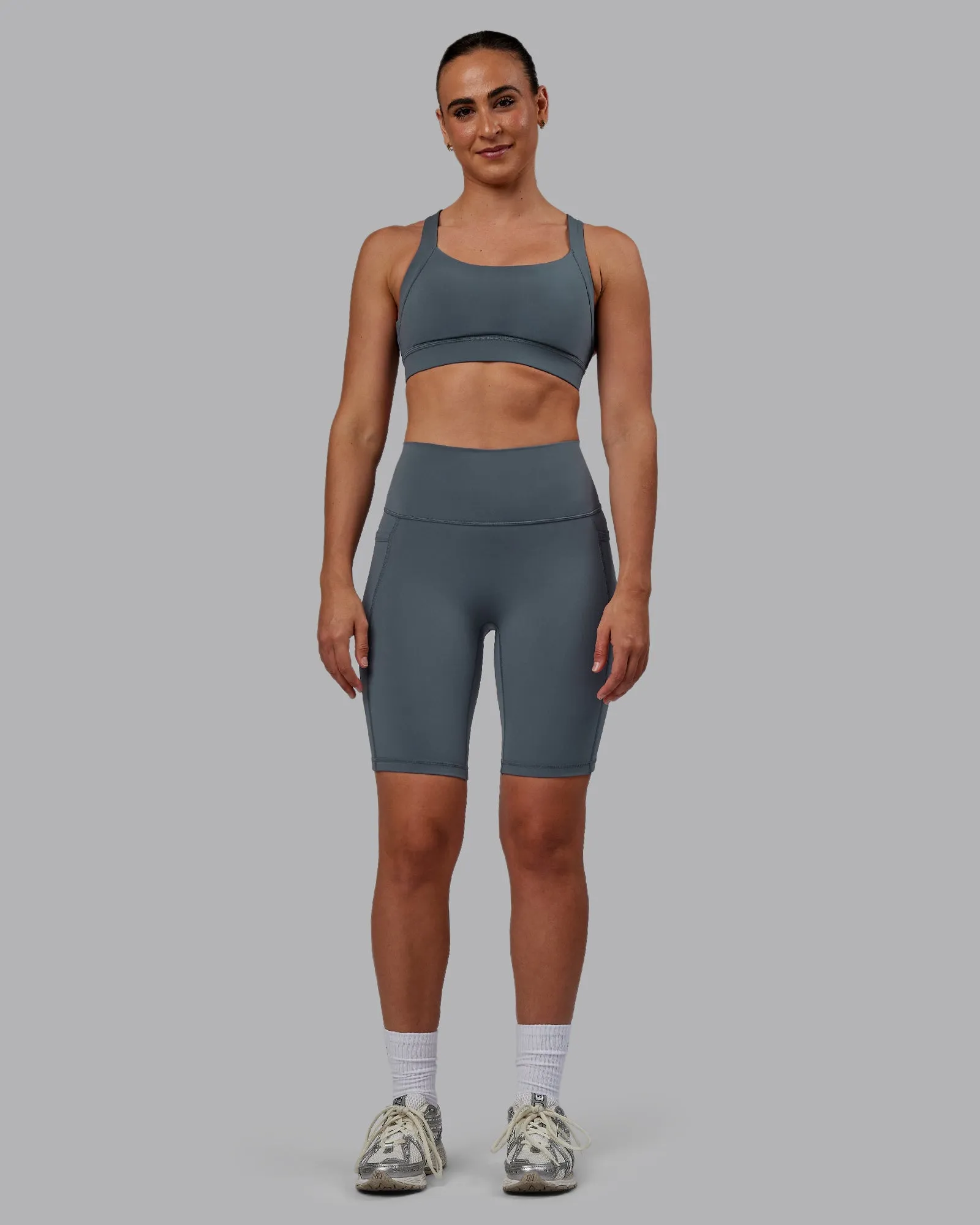 Fusion Ultra High-Rise 9" Short Pockets - Turbulence sold by LSKD product image thumbnail 2