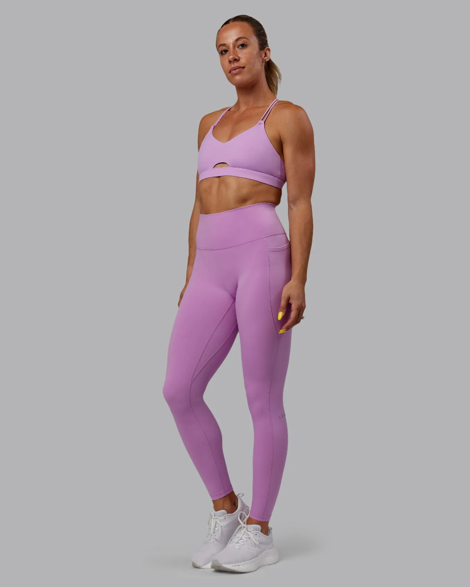 Fusion Ultra High-Rise Full Length Legging Pockets - Light Violet sold by LSKD product image thumbnail 4