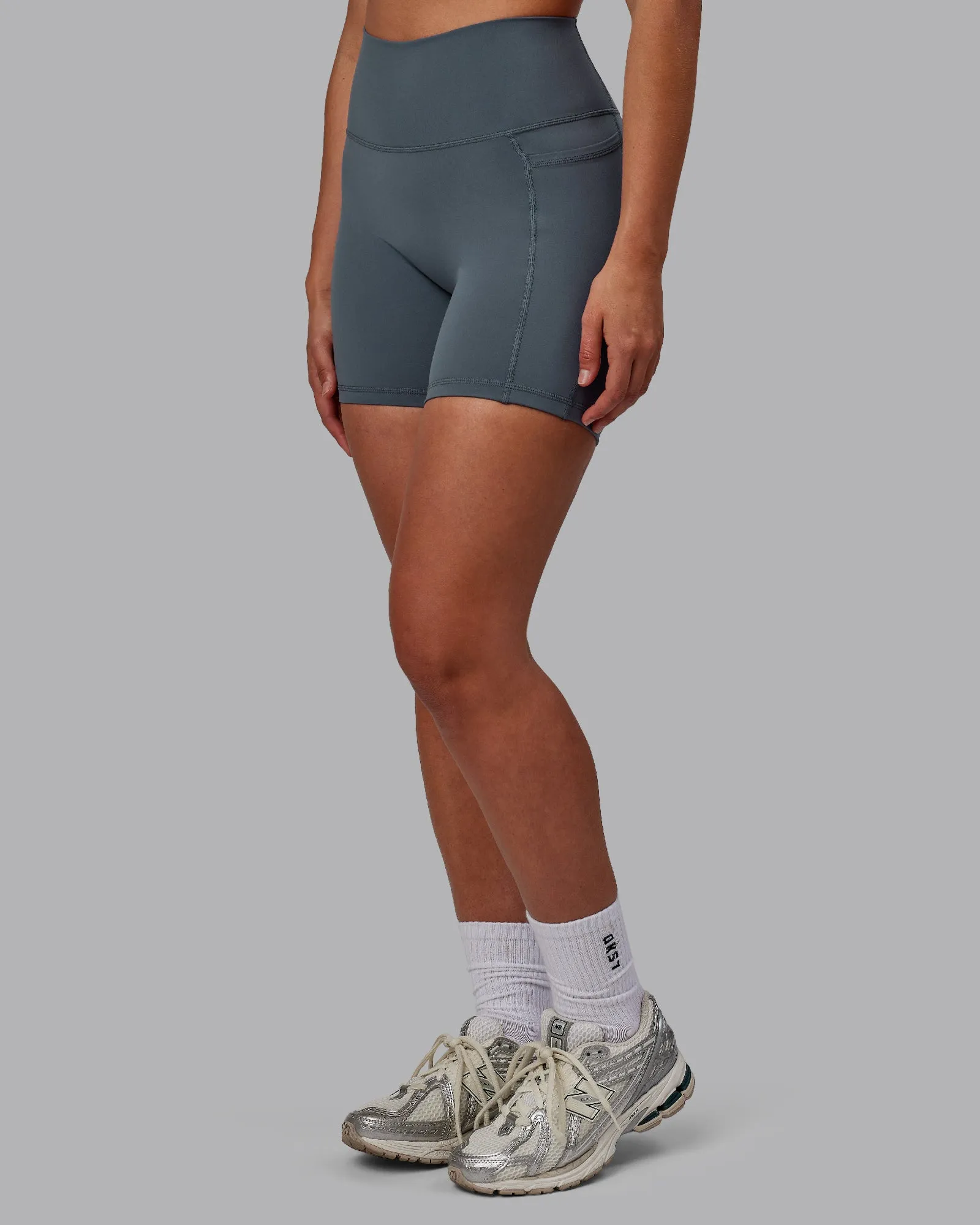 Fusion Ultra High-Rise 6" Short Pockets - Turbulence sold by LSKD product image thumbnail 5