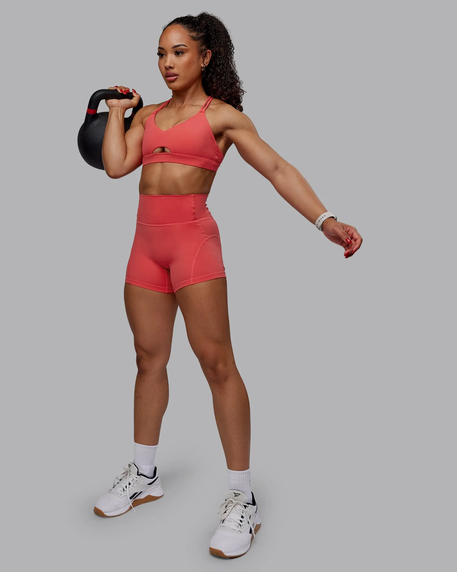 Bend Ultra High-Rise 4" Short - Cayenne sold by LSKD product image thumbnail 5