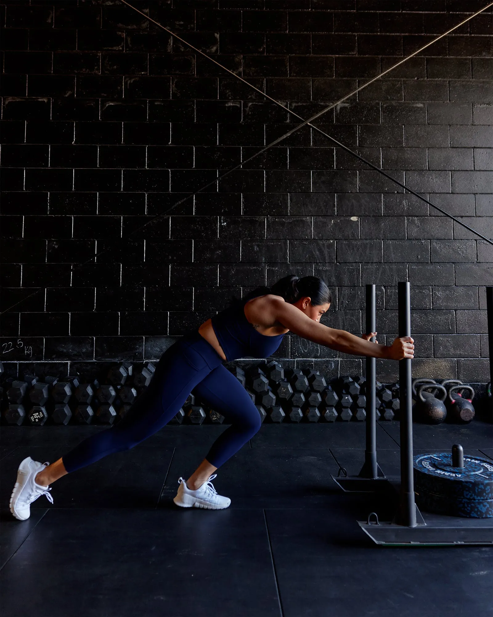 Elite High-Rise 7/8 Legging Pockets - Midnight Blue sold by LSKD product image thumbnail 2