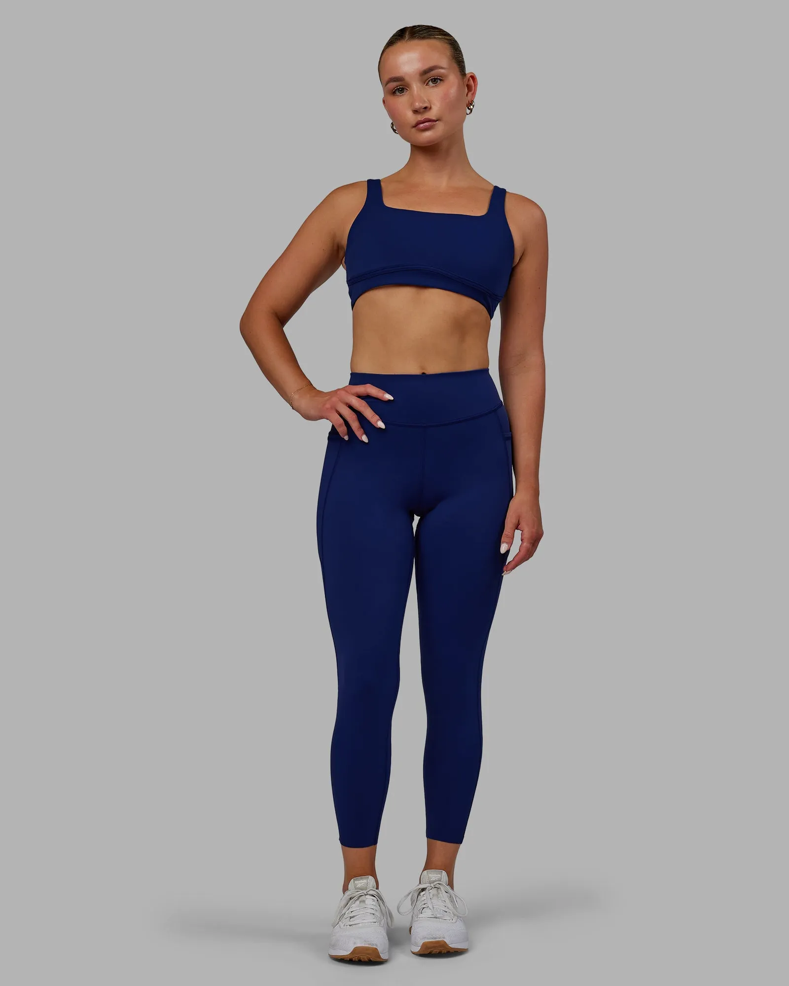 Elite High-Rise 7/8 Legging Pockets - Midnight Blue sold by LSKD product image thumbnail 5