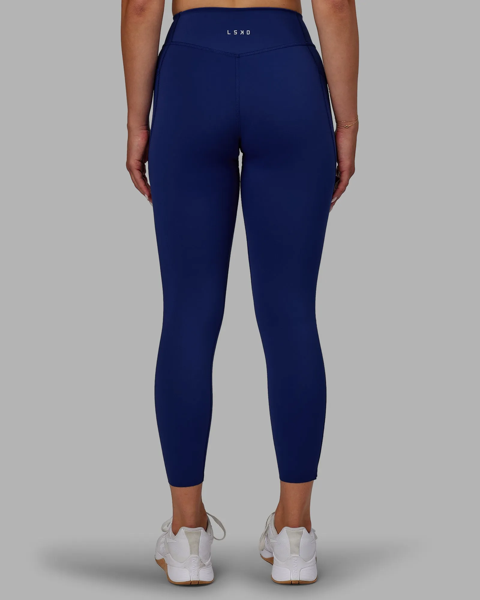 Elite High-Rise 7/8 Legging Pockets - Midnight Blue sold by LSKD product image thumbnail 4
