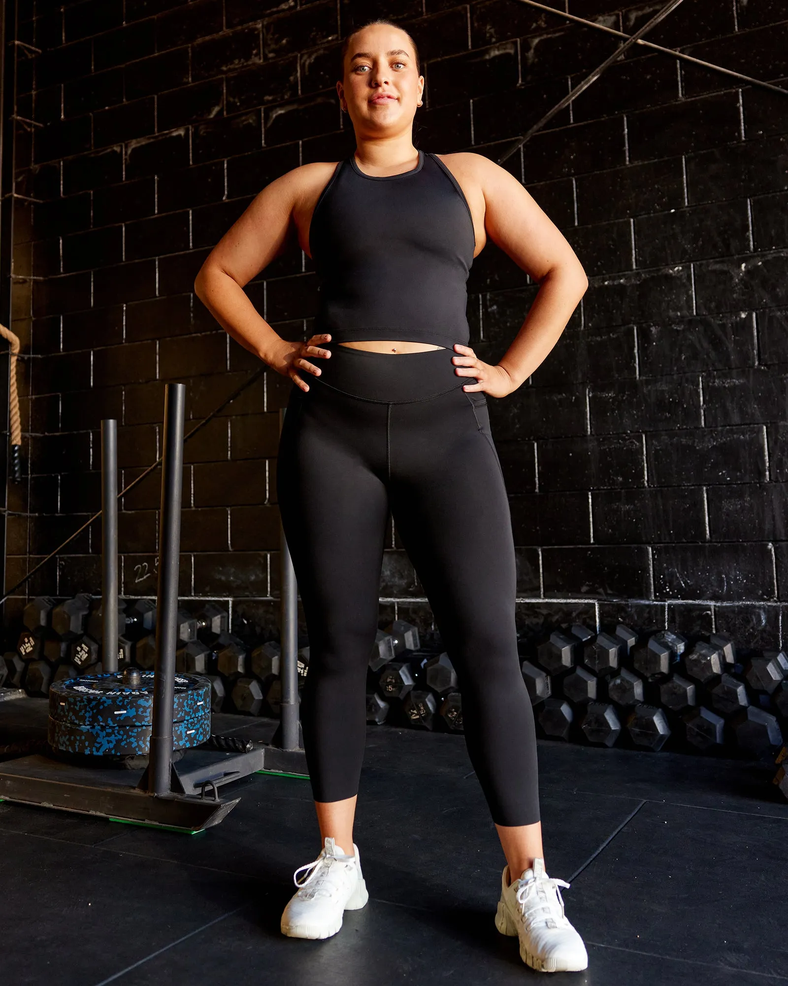 Elite High-Rise 7/8 Legging Pockets - Black sold by LSKD product image thumbnail 2