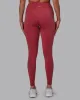 Fusion Ultra High-Rise Full Length Legging Pockets - Claret sold by LSKD