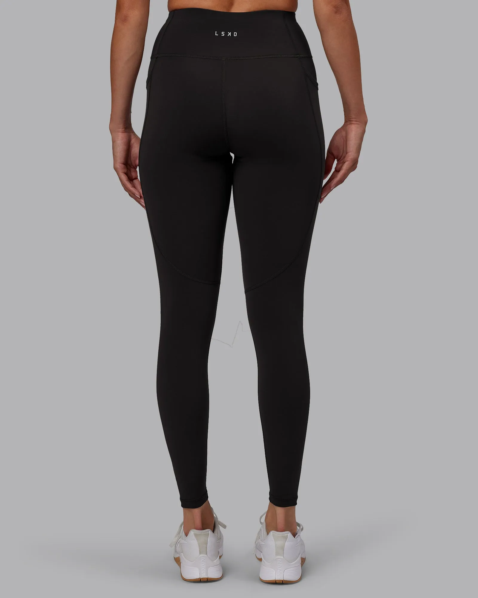 Rep Ultra High-Rise Full Length Legging Pockets - Pirate Black-White sold by LSKD product image thumbnail 4
