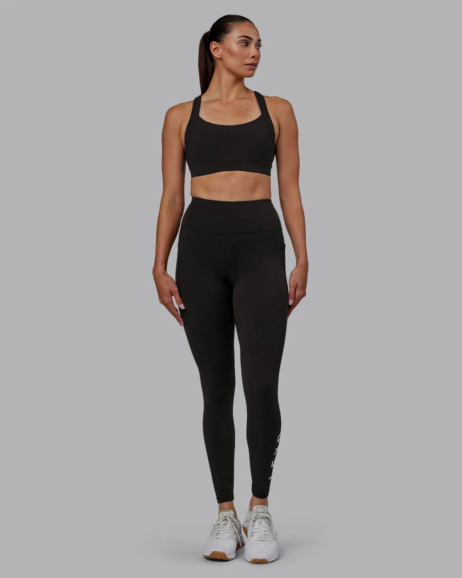 Rep Ultra High-Rise Full Length Legging Pockets - Pirate Black-White sold by LSKD product image thumbnail 5