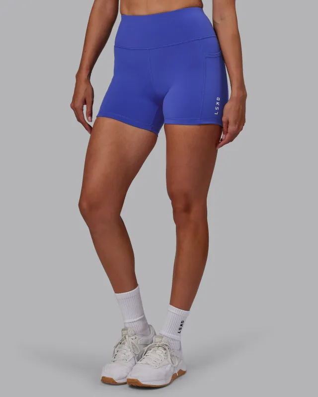 Rep Ultra High-Rise 4" Short Pockets - Power Cobalt-White sold by LSKD