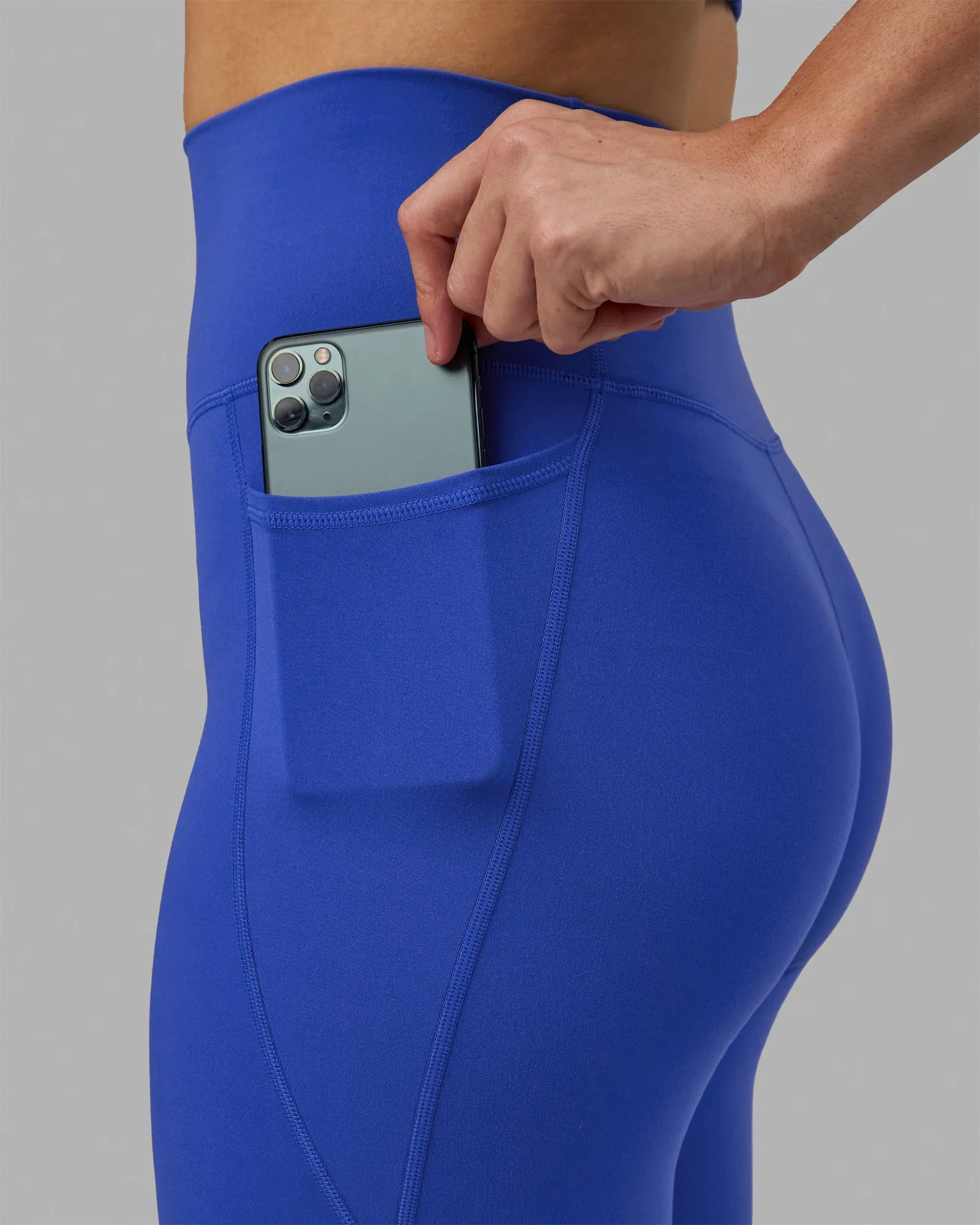 Fusion Ultra High-Rise 3/4 Legging Pockets - Power Cobalt sold by LSKD product image thumbnail 2