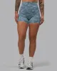 Elixir Ultra High-Rise 4" Short Pockets - Tranquil-Elemental Blue sold by LSKD