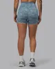 Elixir Ultra High-Rise 4" Short Pockets - Tranquil-Elemental Blue sold by LSKD