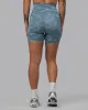 Elixir Ultra High-Rise 6" Short Pockets - Tranquil-Elemental Blue sold by LSKD