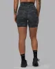 Elixir Ultra High-Rise 6" Short Pockets - Tranquil-Black sold by LSKD