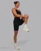 Elixir Ultra High-Rise 9" Short Pockets - Black sold by LSKD
