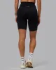 Elixir Ultra High-Rise 9" Short Pockets - Black sold by LSKD