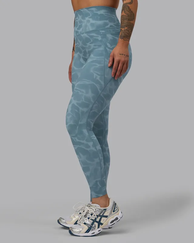 Elixir Ultra High-Rise Full Length Legging Pockets - Tranquil-Elemental Blue sold by LSKD