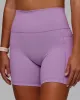 Fusion Ultra High-Rise 6" Short Pockets - Light Violet sold by LSKD