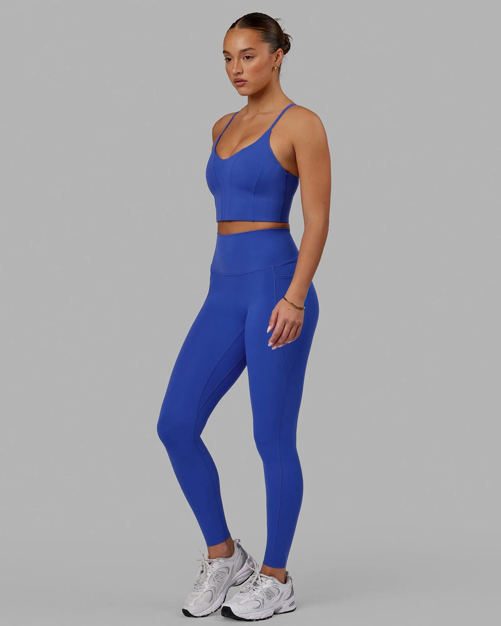 Elixir Ultra High-Rise Full Length Legging Pockets - Power Cobalt sold by LSKD product image thumbnail 5