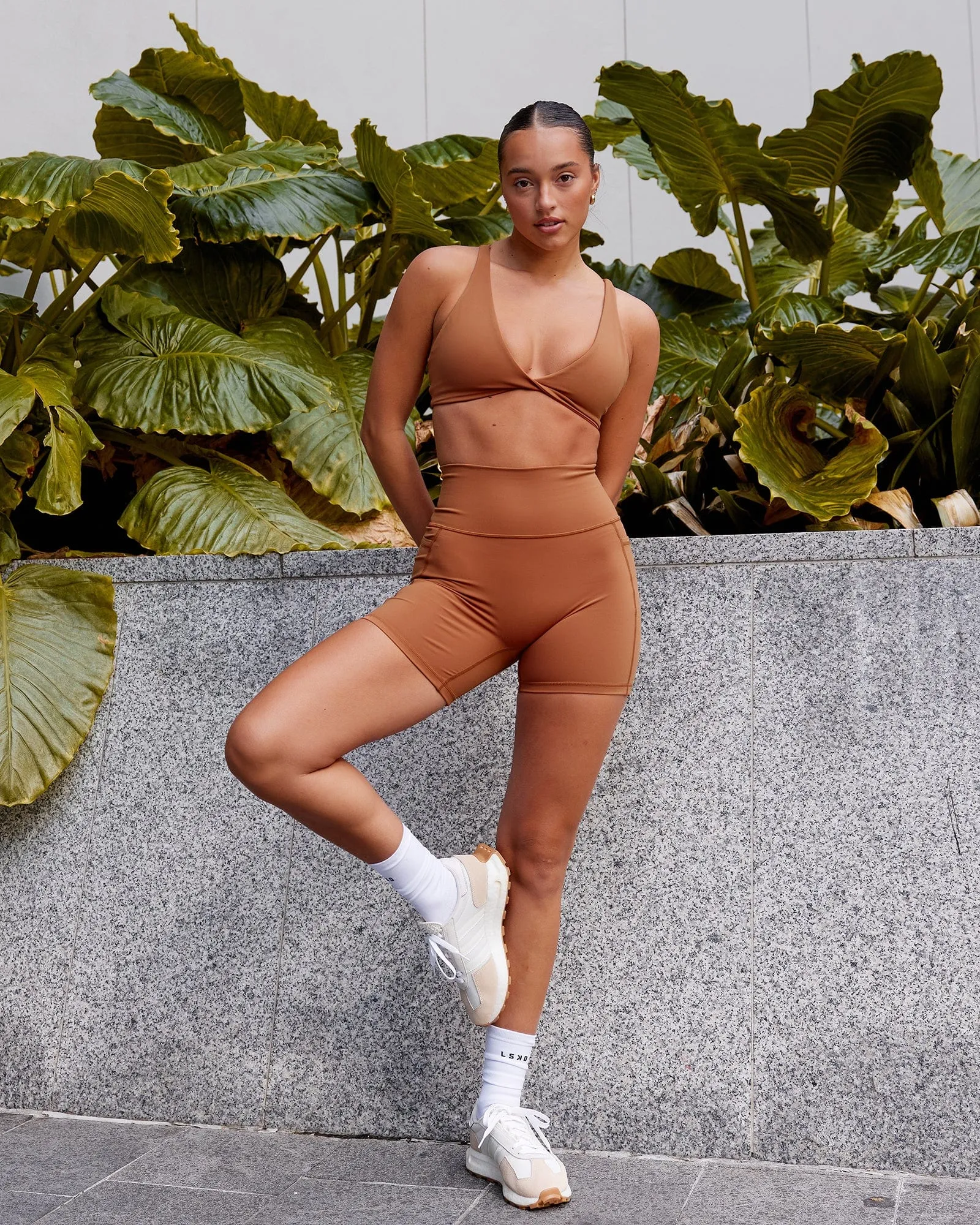 Fusion Ultra High-Rise 6" Short Pockets - Hazel sold by LSKD product image thumbnail 2