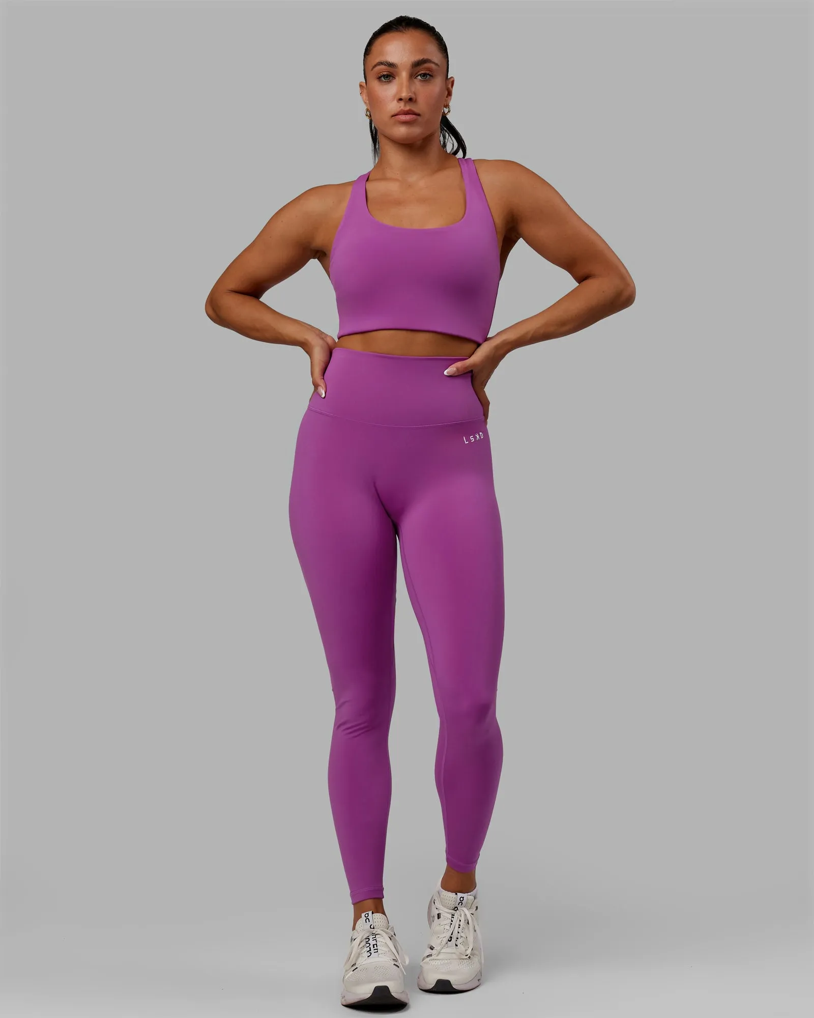 Base 2.0 Ultra High-Rise Full Length Legging - Hyper Violet sold by LSKD product image thumbnail 5