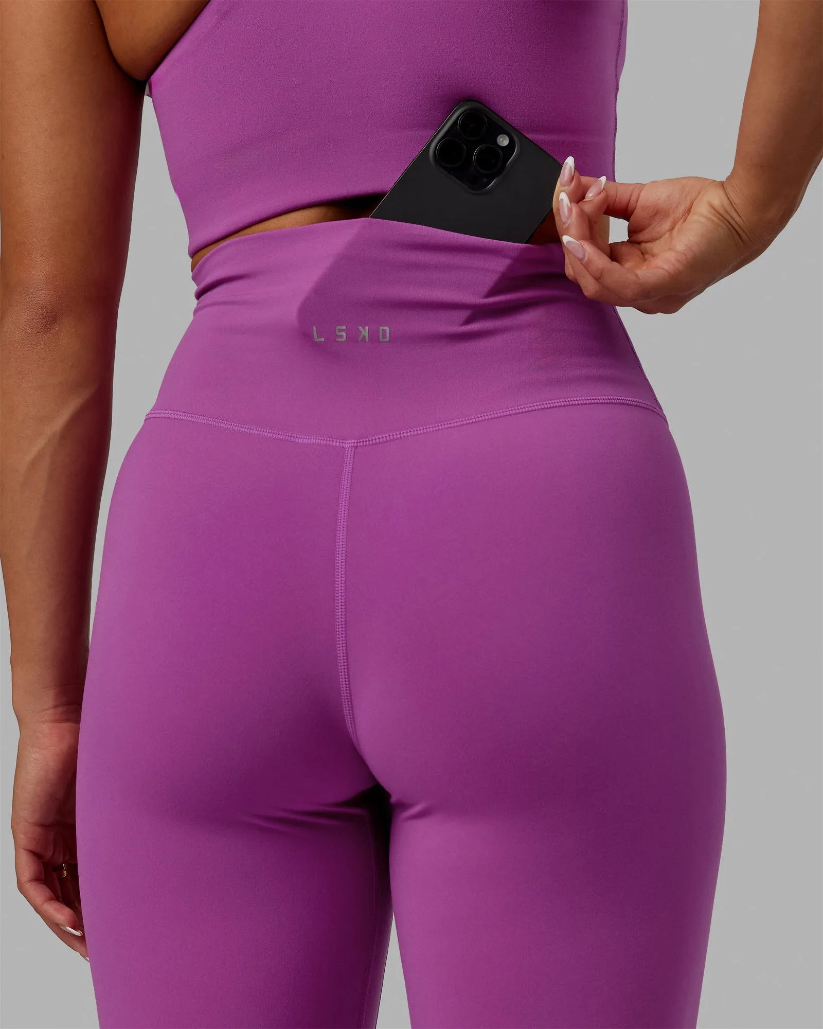 Base 2.0 Ultra High-Rise Full Length Legging - Hyper Violet sold by LSKD product image thumbnail 2
