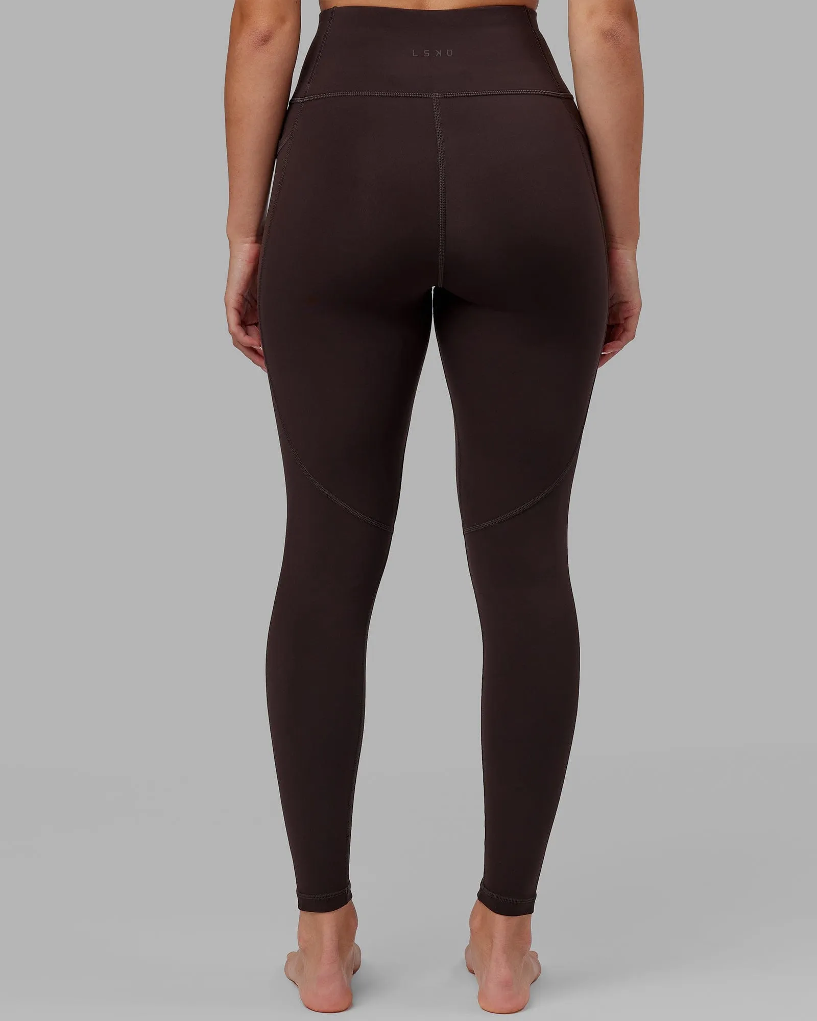 Rep Ultra High-Rise Full Length Legging Pockets - Dark Walnut sold by LSKD product image thumbnail 4