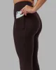 Rep Ultra High-Rise 7/8 Legging Pockets - Dark Walnut sold by LSKD