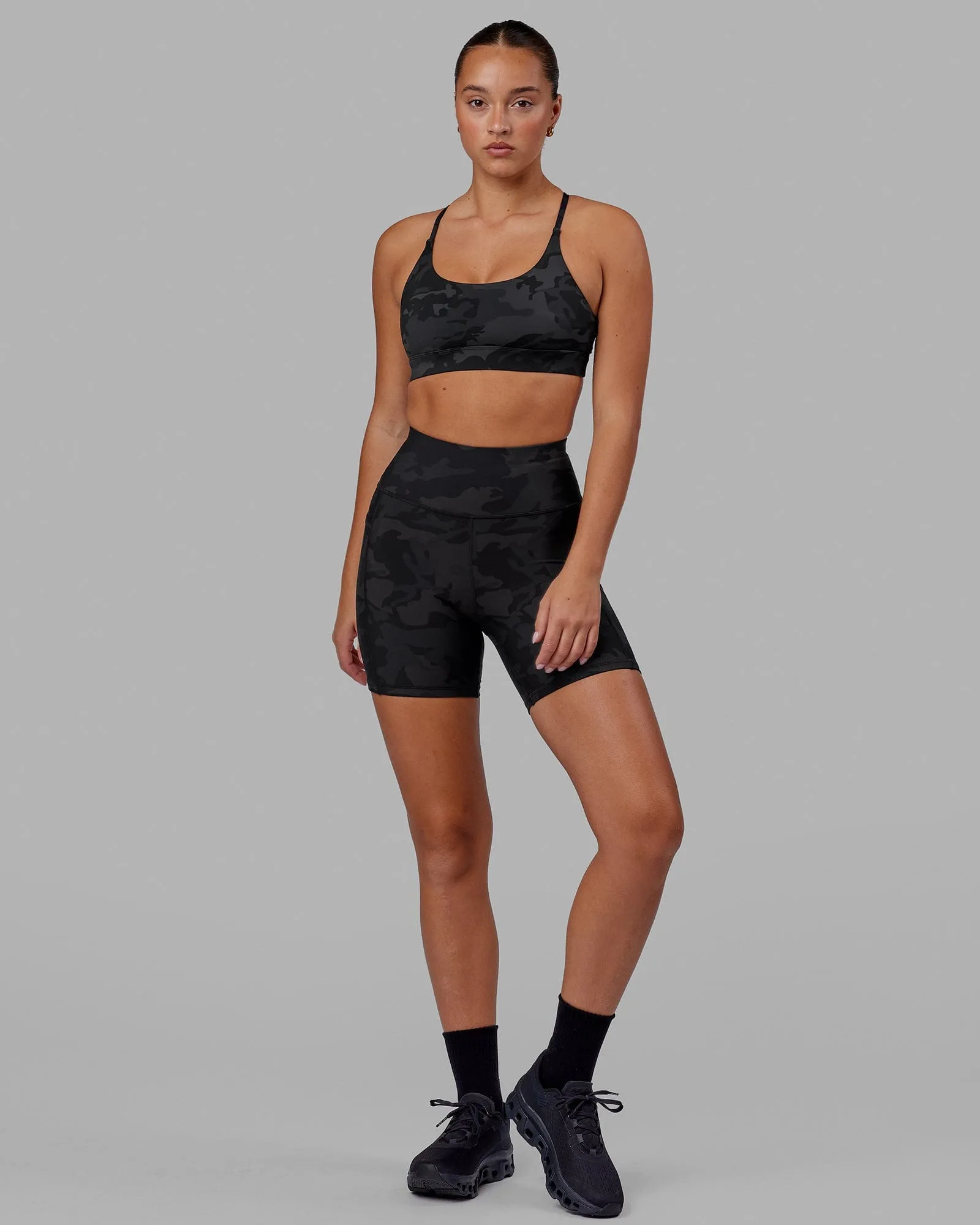Rep Mid Short Tight - Black-Camo sold by LSKD product image thumbnail 3