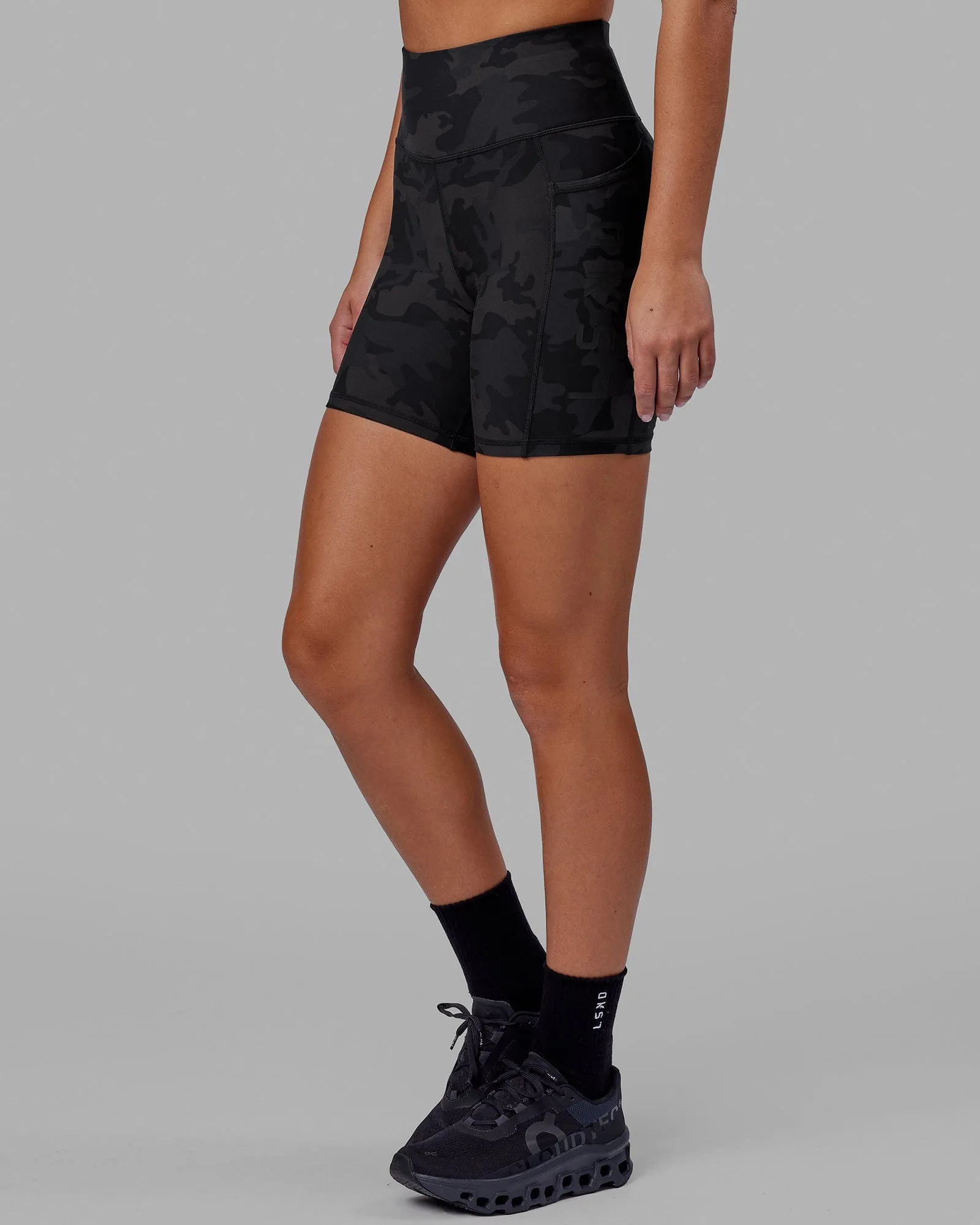 Rep Mid Short Tight - Black-Camo sold by LSKD product image thumbnail 2