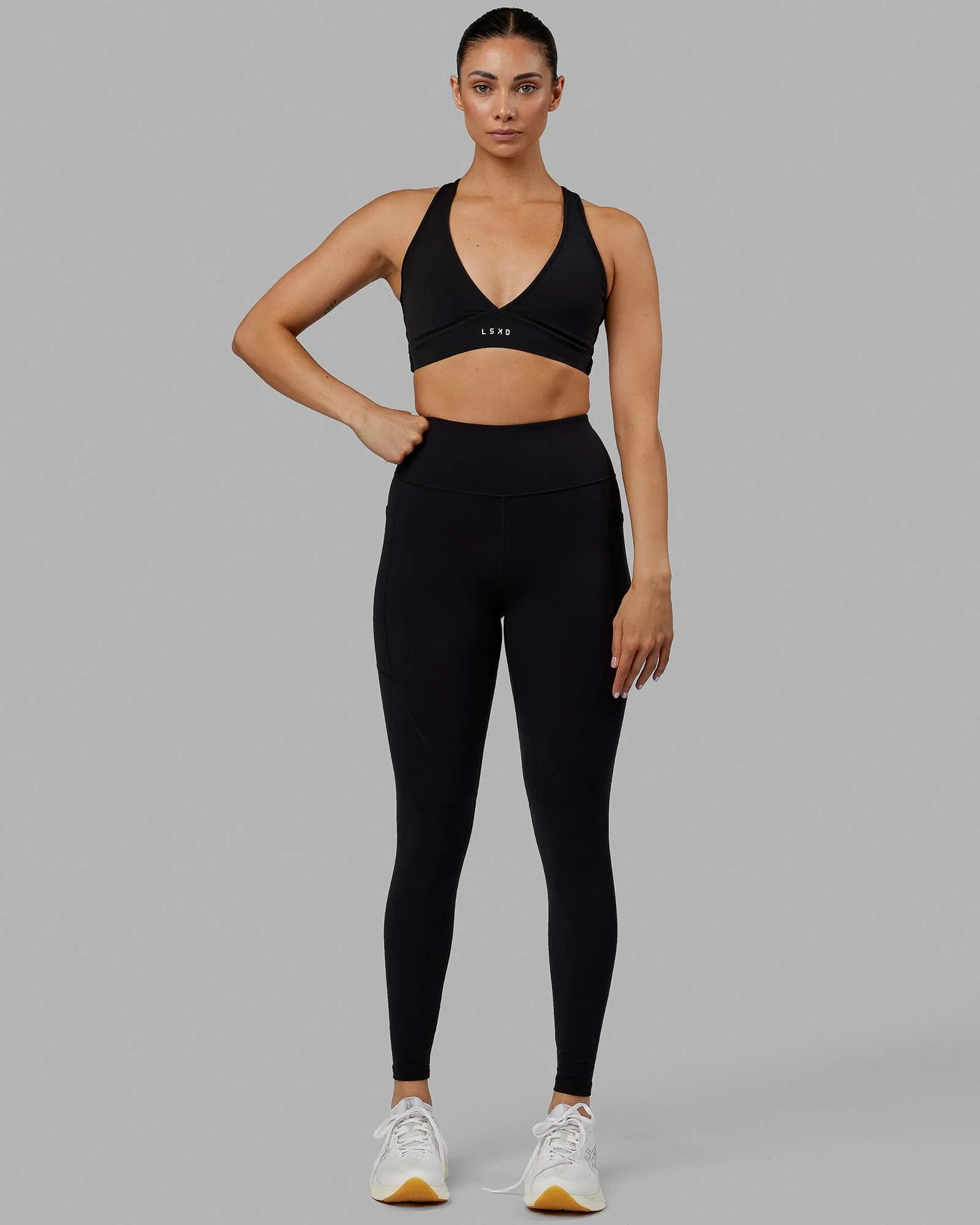 Rep Ultra High-Rise Full Length Legging Pockets No Logo - Black sold by LSKD product image thumbnail 2