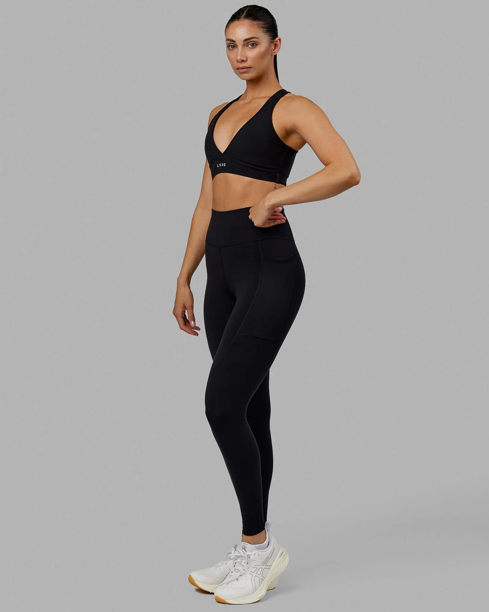 Rep Ultra High-Rise Full Length Legging Pockets No Logo - Black sold by LSKD product image thumbnail 5