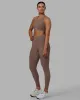Fusion Ultra High-Rise Full Length Legging Pockets - Deep Taupe sold by LSKD