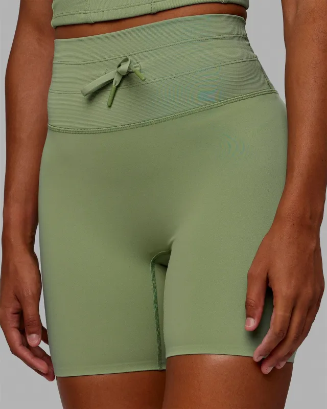 Resistance Ultra High-Rise 6" Short - Bayleaf sold by LSKD