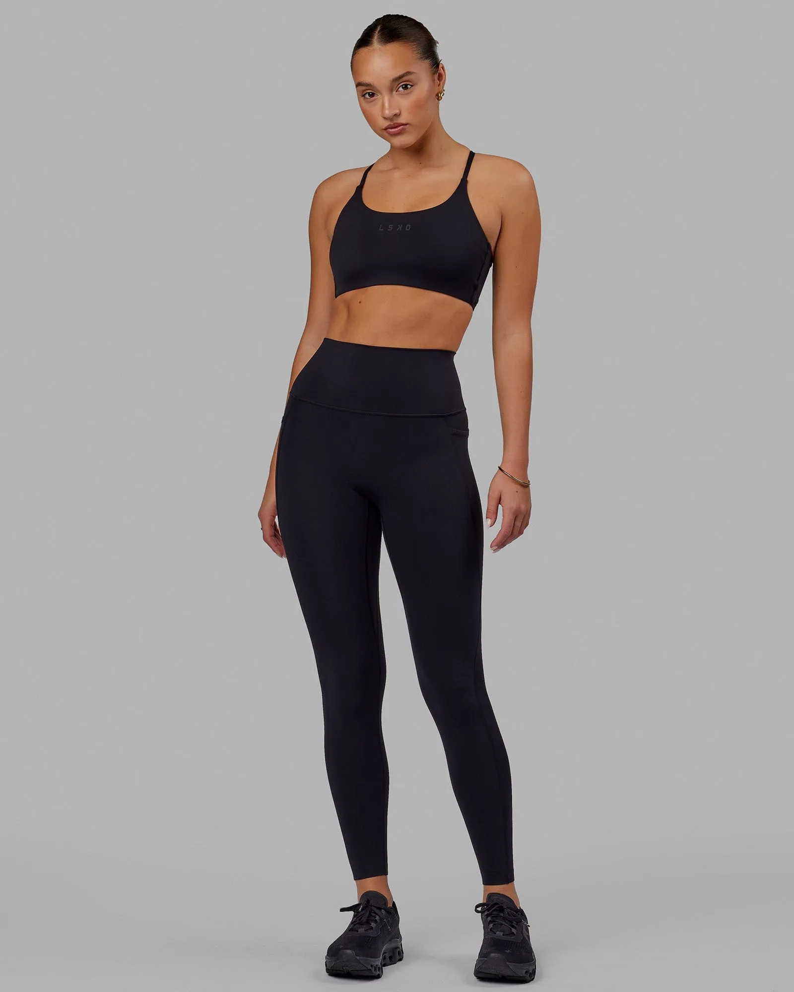 Elixir Ultra High-Rise Full Length Legging Pockets - Black sold by LSKD product image thumbnail 5