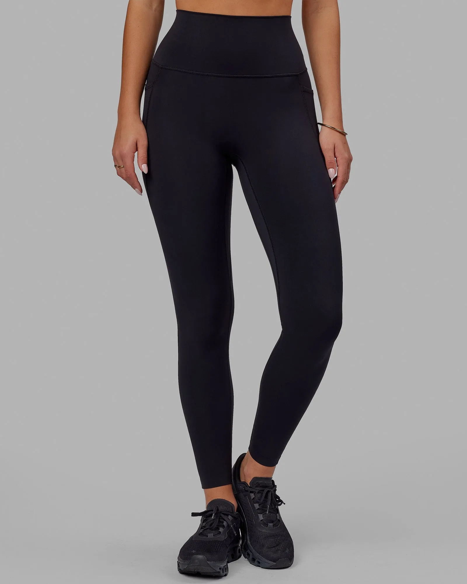 Elixir Ultra High-Rise Full Length Legging Pockets - Black sold by LSKD product image thumbnail 3