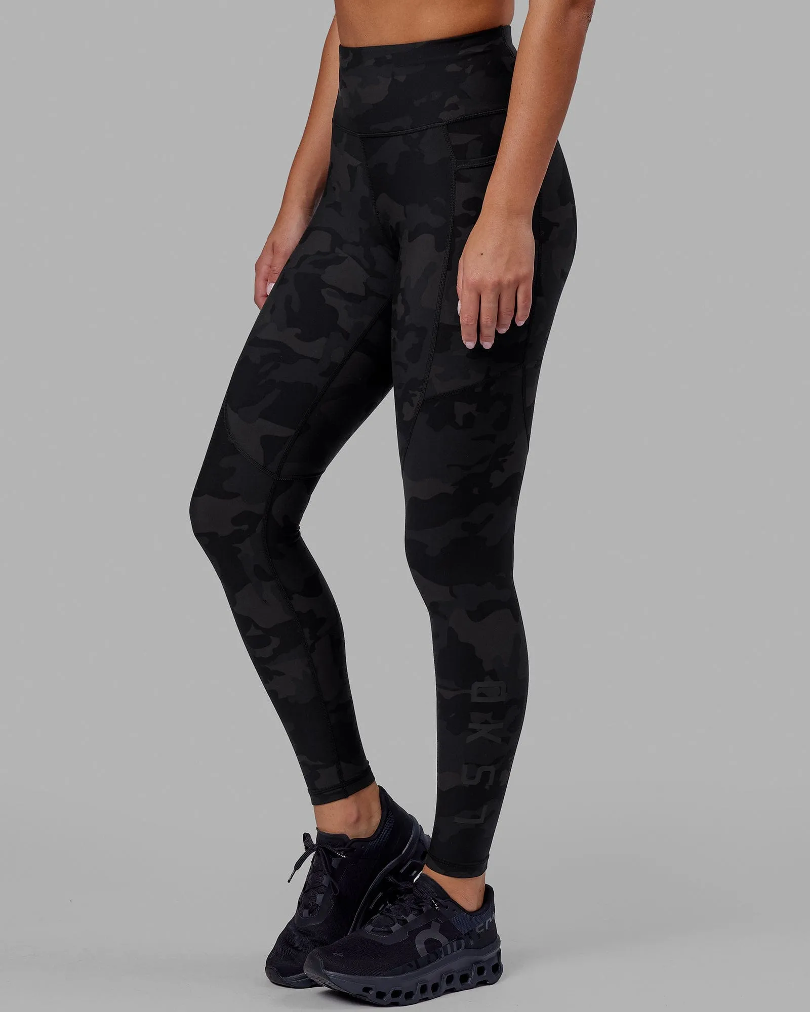 Rep Ultra High-Rise Full Length Legging Pockets - Black-Camo sold by LSKD