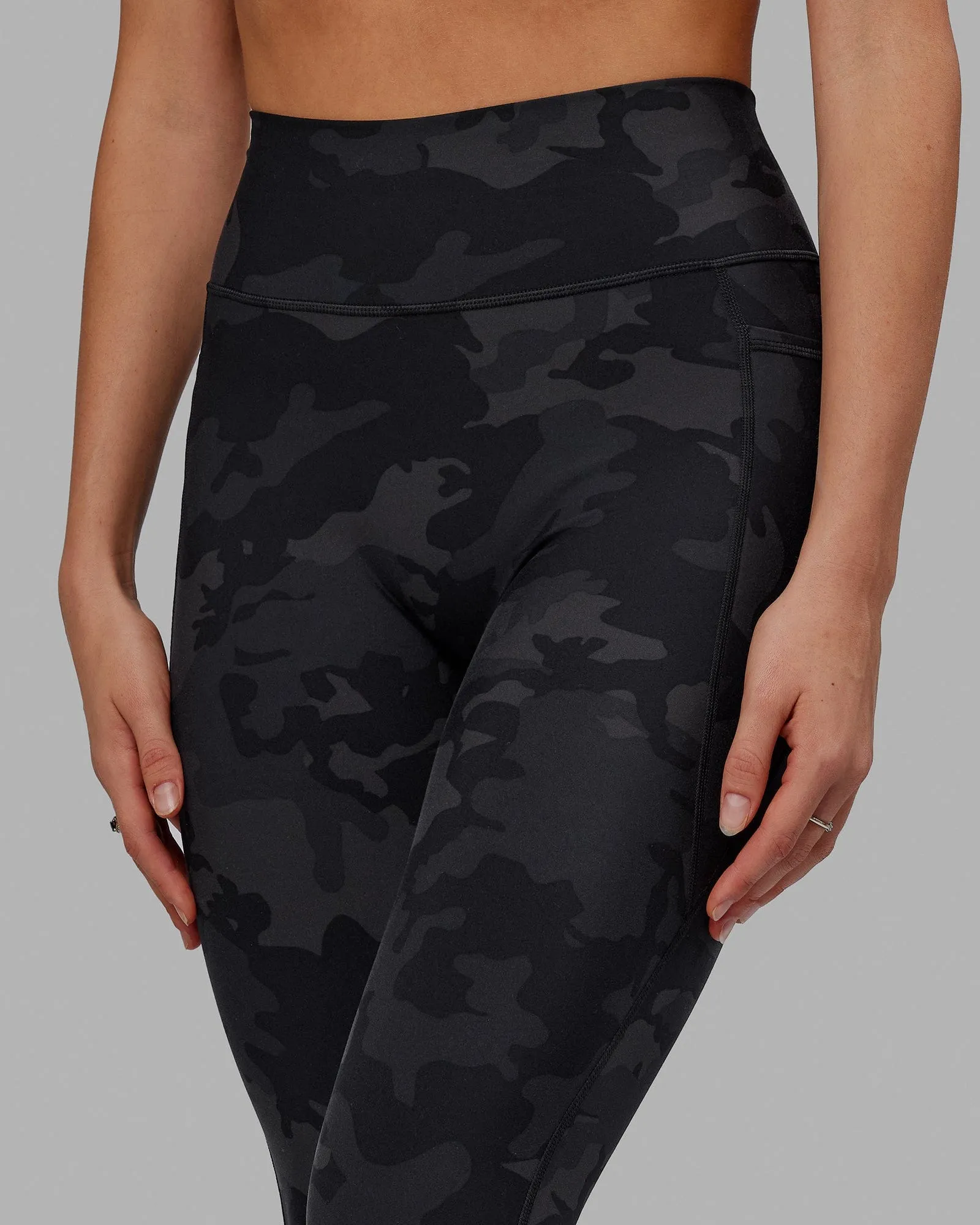 Fusion Ultra High-Rise 7/8 Legging Pockets - Black-Camo sold by LSKD product image thumbnail 5