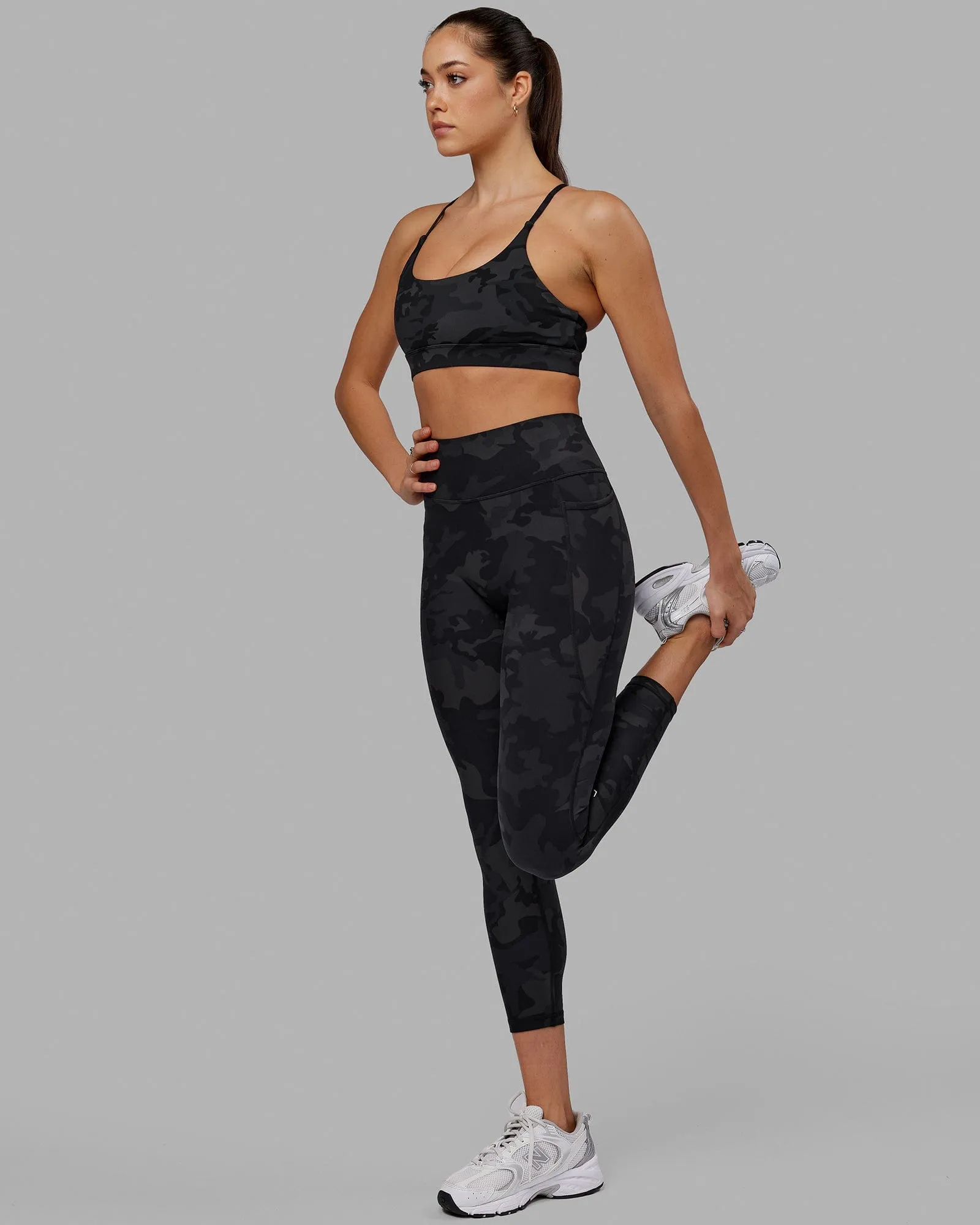 Fusion Ultra High-Rise 7/8 Legging Pockets - Black-Camo sold by LSKD product image thumbnail 3