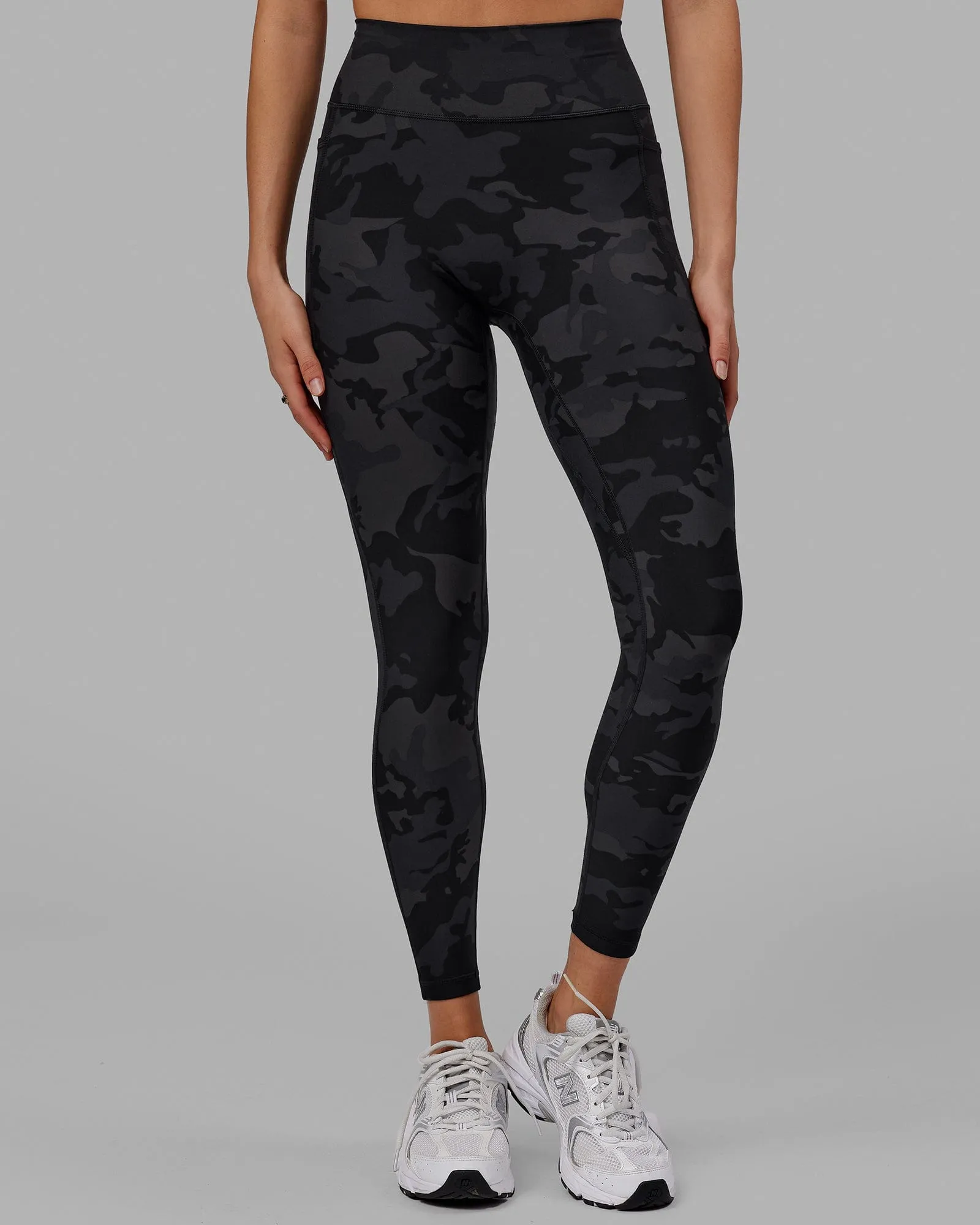 Fusion Ultra High-Rise Full Length Legging Pockets - Black Camo sold by LSKD