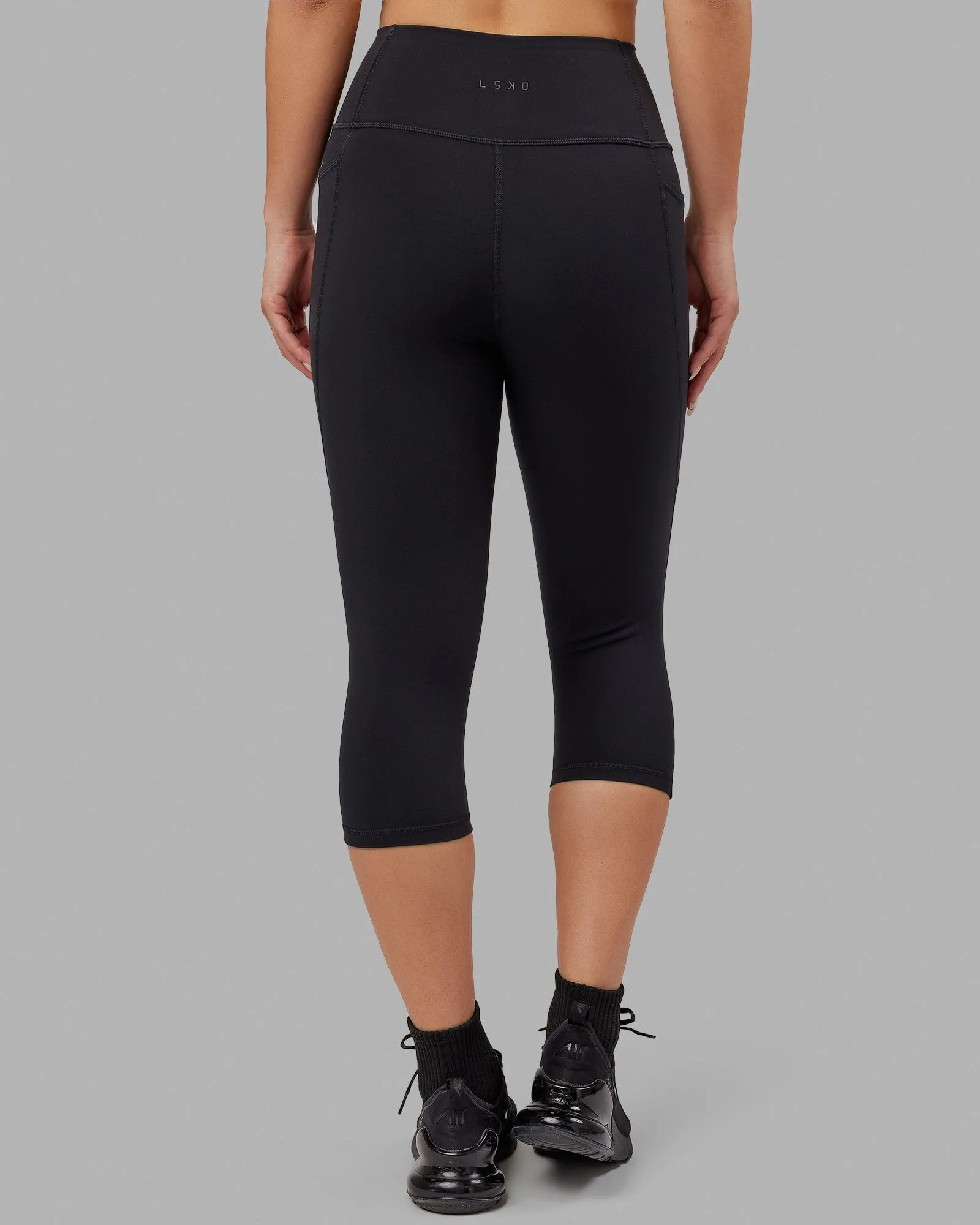 Flux Ultra High-Rise 3/4 Legging Pockets - Black sold by LSKD product image thumbnail 4