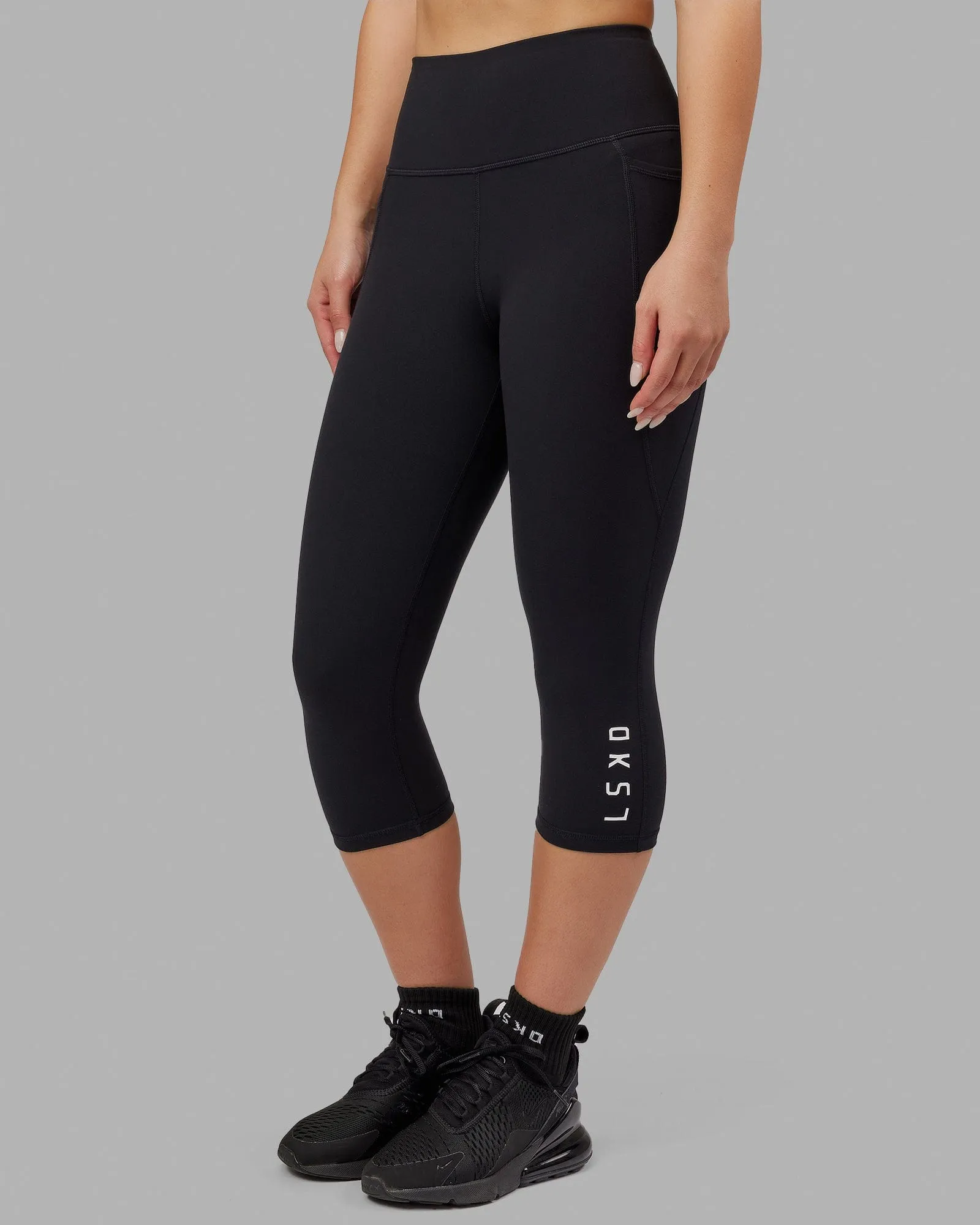 Flux Ultra High-Rise 3/4 Legging Pockets - Black sold by LSKD product image thumbnail 2