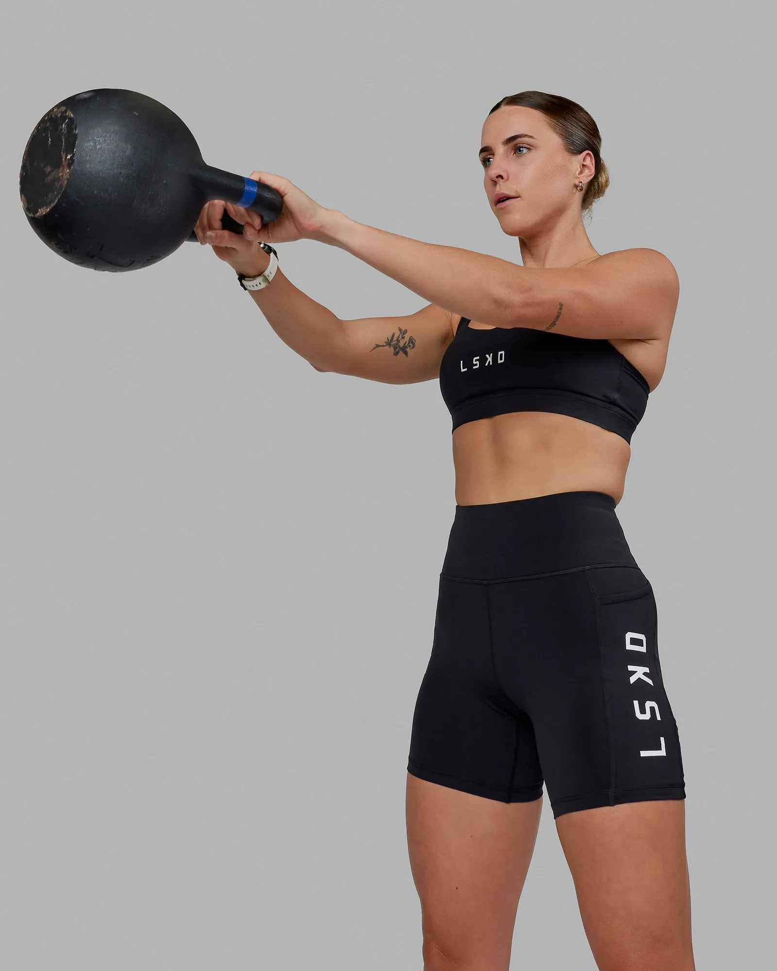 Rep Ultra High-Rise 6" Short Pockets - Black-White sold by LSKD product image thumbnail 5