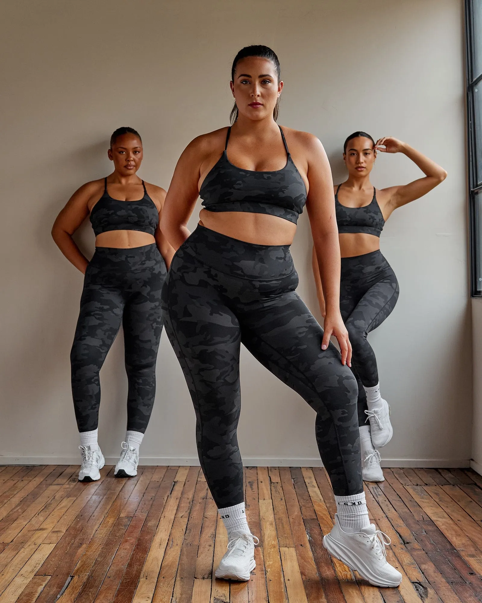 Elixir Ultra High-Rise Full Length Legging - Black Camo sold by LSKD product image thumbnail 2