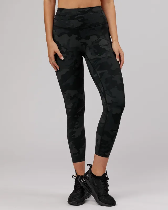 Elixir Ultra High-Rise 7/8 Legging - Black Camo sold by LSKD